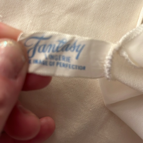 Vintage 1950s slip dress dressing gown - Picture 9 of 9